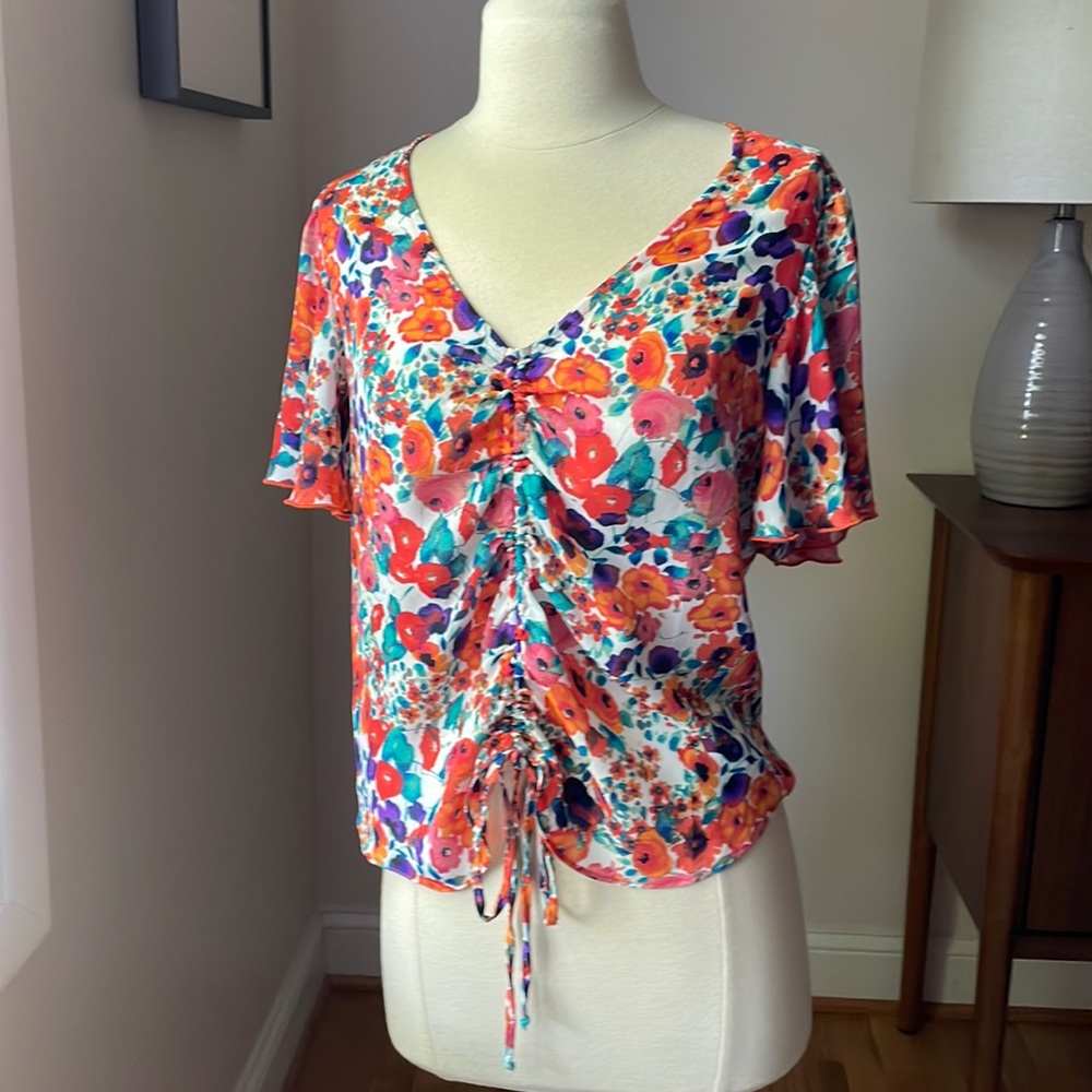 Festive Abbeline floral blouse S